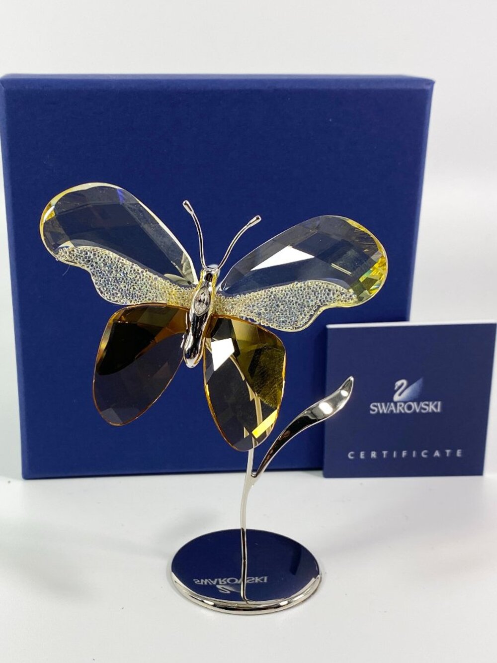 Swarovski Crystal Paradise Almina Jonquil Butterfly 861934 w BOX + COA RETIRED